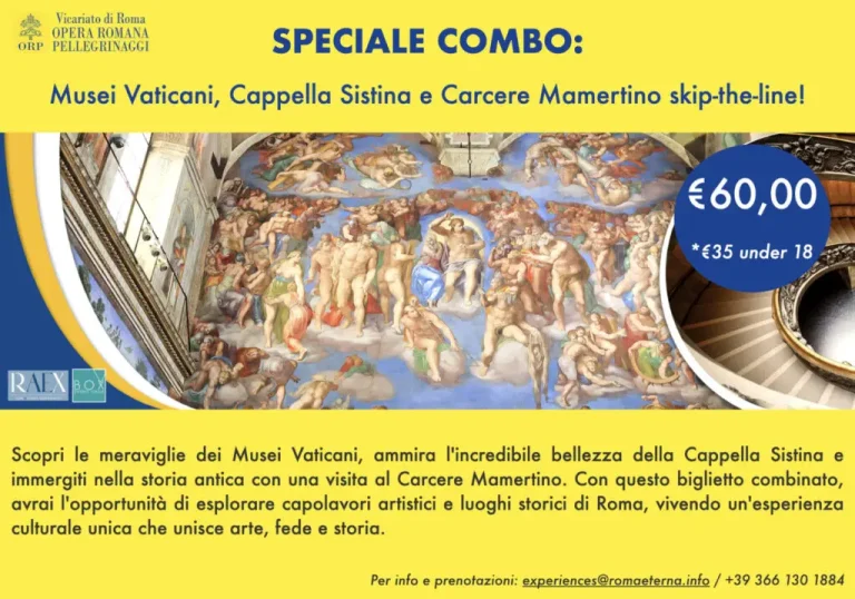 Musei Vaticani - Cappella Sistina - Carcere Mamertino skip-the-line tickets